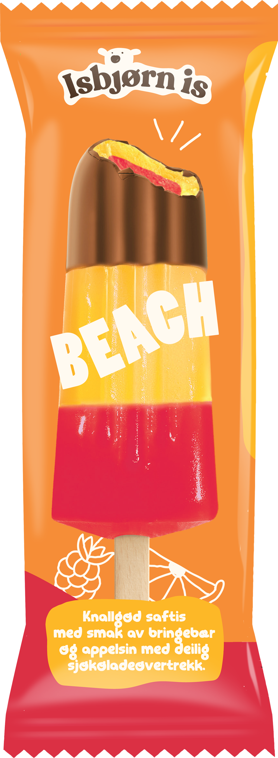 Beach, Forfriskende Saft is. 15 stk pr krt. KUN 9.90 pr stk !!