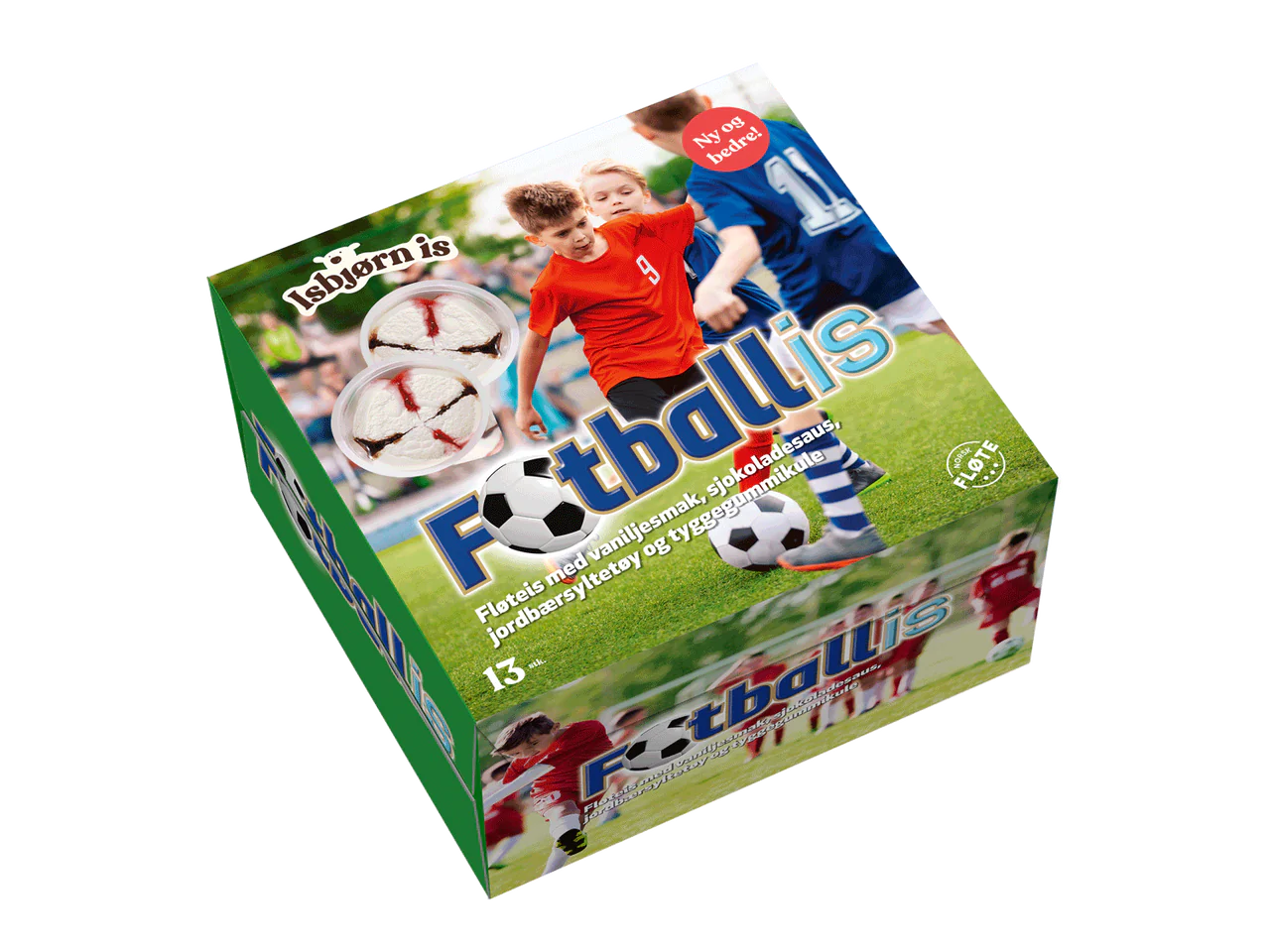 Fotballis 13 stk pr krt. prisen er 12,20 pr stk