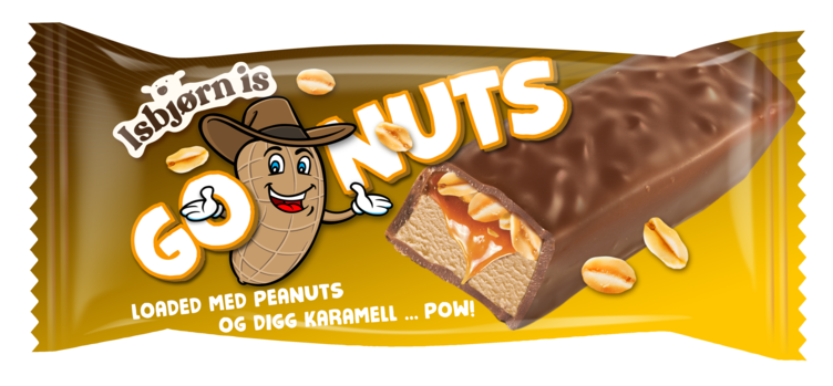 Go Nuts 48g 12 stk pr krt Pris 13.90 pr stk