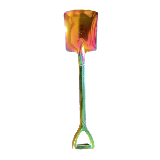 Skje/spade i stål  15 cm (5 STK)