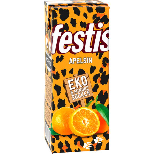 Festis Apelsin Eko 20cl       krt av 30 stk