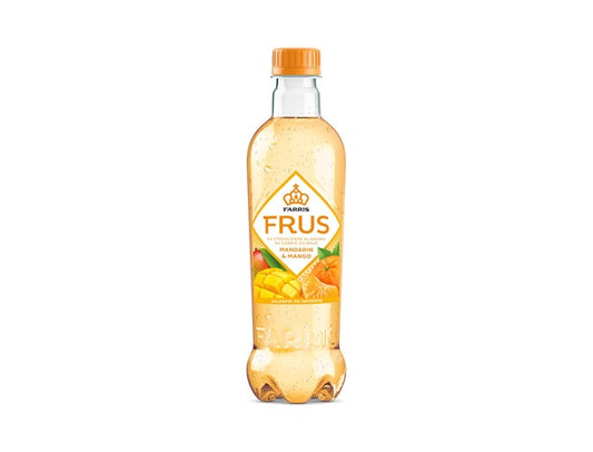 Farris Frus Mandarin Mango PET 24x0,5 Prisen er 19.90 pr stk pluss 2 kr i pant