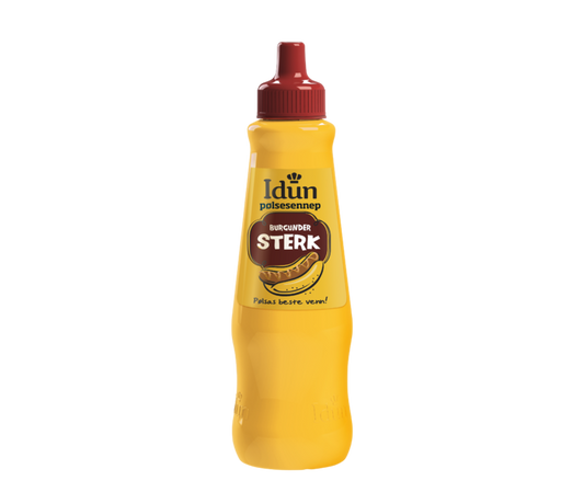 Pølsesennep sterk 870g