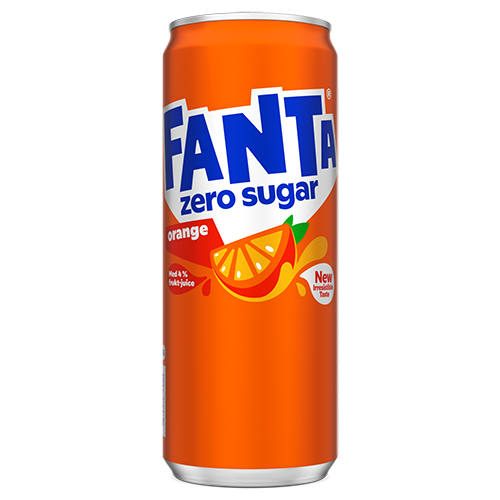 Fanta Orange Zero Sugar 330ml boks x 20 stk  17.90+pant