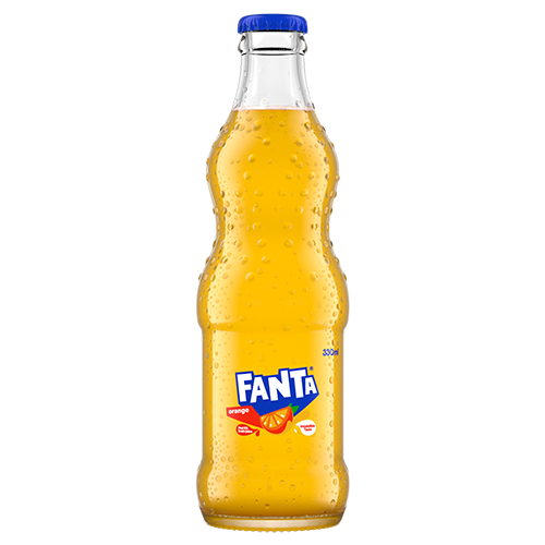Fanta Orange 330ml glassflaske x 24 stk  22.90+ pant