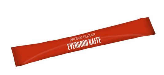 Sukker Brunt 1000X4g Sticks Evergood .