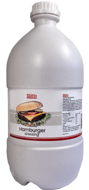 Hamburgerdressing Bombe 2.6kg Slåtto.