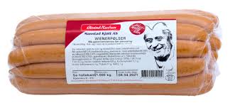 Wienerpølser 1kg Øyvind karsen / Manstad kjøtt