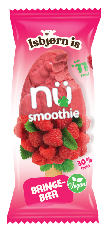 Nü Smoothie Bringebær 60g     Pris 17.90 pr stk