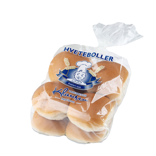 Hveteboller Store saftige 8 pk Baker klausen