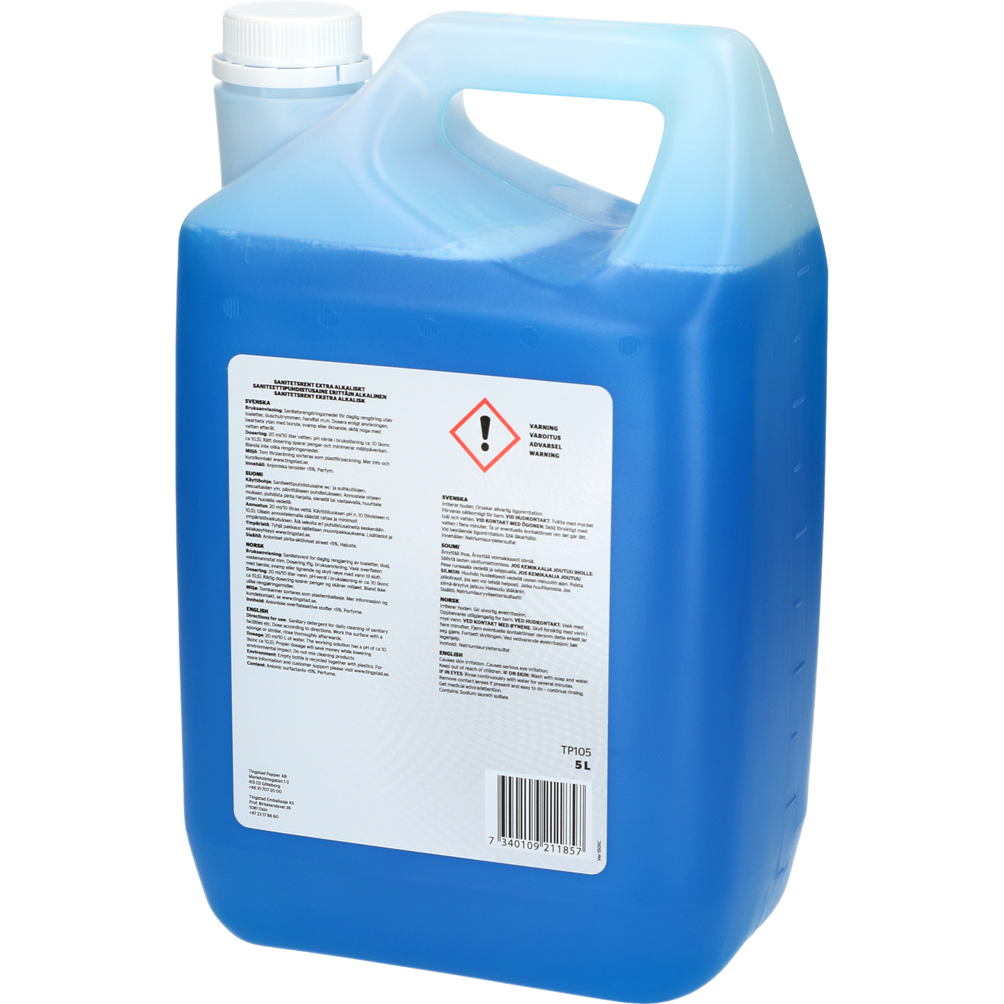 FROSTY'S SANITETSRENT EXTRA ALKALISK 5L pris pr 1 kanne